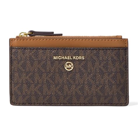 michael michael kors women's small card case|Michael Kors card case wallet.